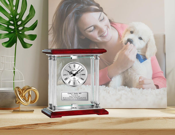 Psychology engrave clock congratulation graduation retirement award psychologist