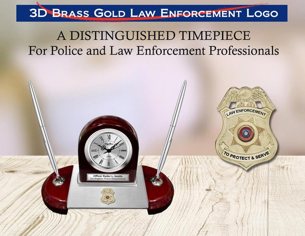 Law enforcement service award police officer retirement promotion gift policeman