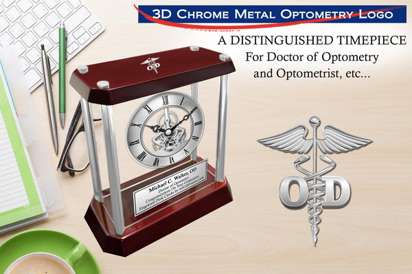 Engraved Clock Doctor of Optometry Graduation School Gift Optometrist Graduate