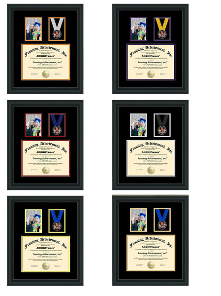 College Award Medal Case Holder Diploma Frame School Degree 2" 4x6 Picture Education Student Graduation Gift Excellence Graduate Certificate