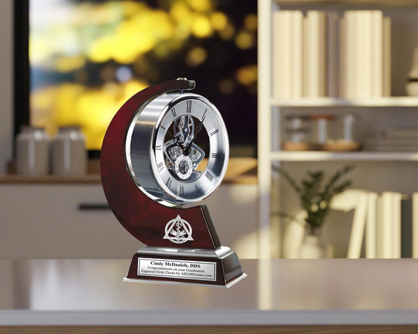 Dentistry gear clock doctor dental surgery dental gift graduation gift DDS DMD