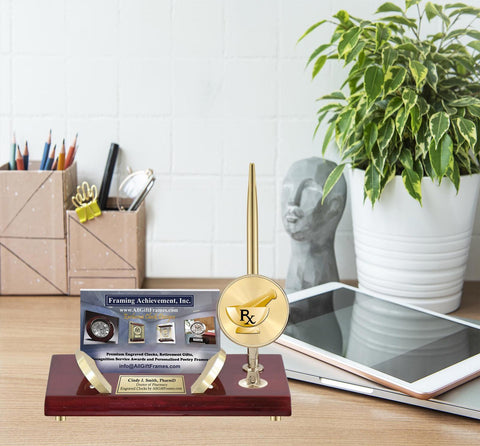 Engrave office name pen doctor pharmacy congratulation PharmD pharmacist gift