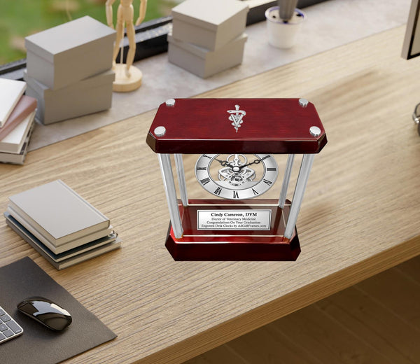 Veterinarian Graduation Retirement Gift Clock Doctor Veterinary Medicine DVM