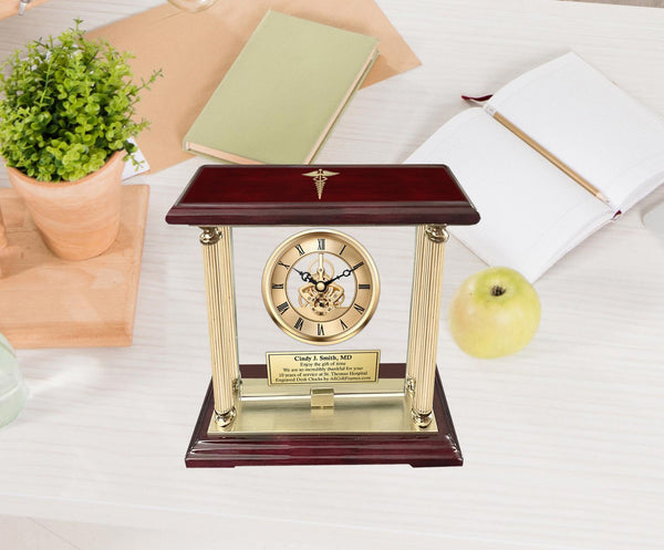 Doctor osteopathic medicine physician medical clock retirement congratulation