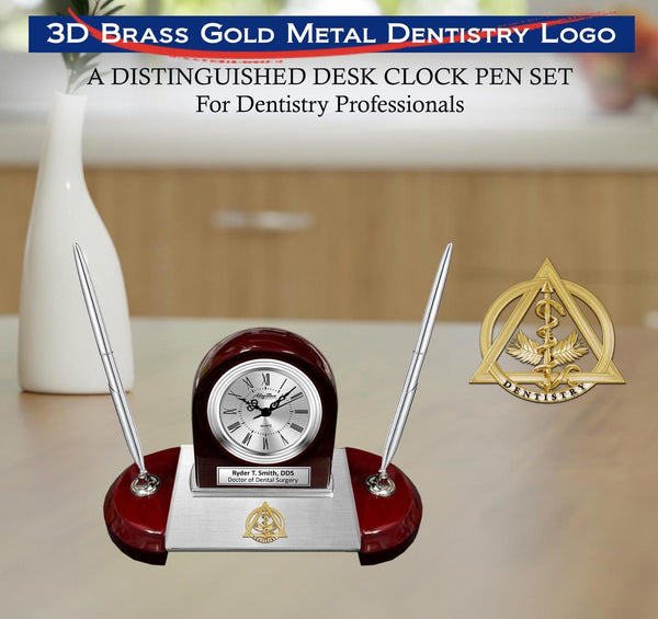 Dentist gift clock pen display Doctor Dental Surgery DDS DMD dentistry graduate