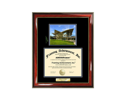 Hope International University Diploma Frame Graduation Gift Idea Engraved HIU Engraving Degree Graduate Bachelor Masters MBA PHD Doctorate School