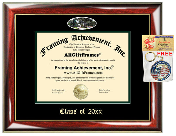 Jacksonville University Diploma Frame Embossed College Graduation Degree Double Matted School Fisheye Graduate Gift