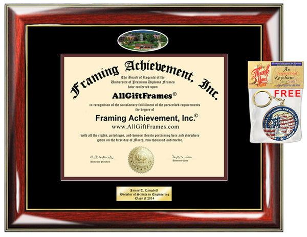 Lock Haven University diploma frame picture certificate framing LHU graduation gift graduate document holder engraved
