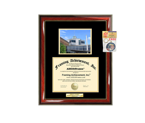 Diploma Frame St. Cloud State University SCSU Graduation Gift Idea Engraved Picture Frames Engraving Degree Cheap Graduate Bachelor Masters MBA PHD Doctorate School