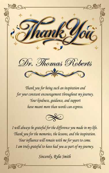 Appreciation thank you coworker friend award desk plaque message educator teacher boss colleague mom dad parents mentor coach gratitude