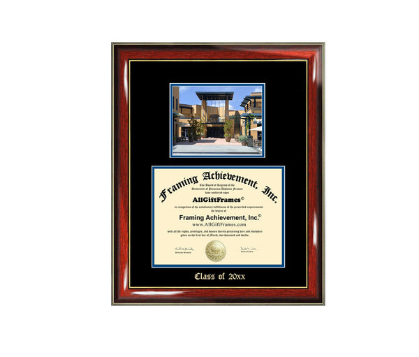 Diploma Frame Big UCI University of California Irvine Graduation Gift Case Embossed Picture Frames Engraving Degree Graduate Bachelor Masters MBA PHD Doctorate School