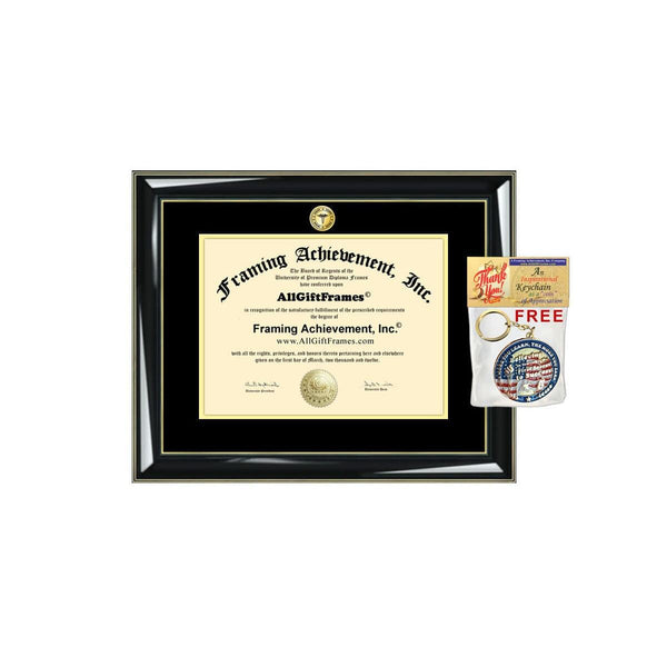 Medical School University Diploma Frame Doctor of Medicine Graduation Gift License Osteopathic Physician Board Caduceus Degree Holder Registered Nurse Nursing