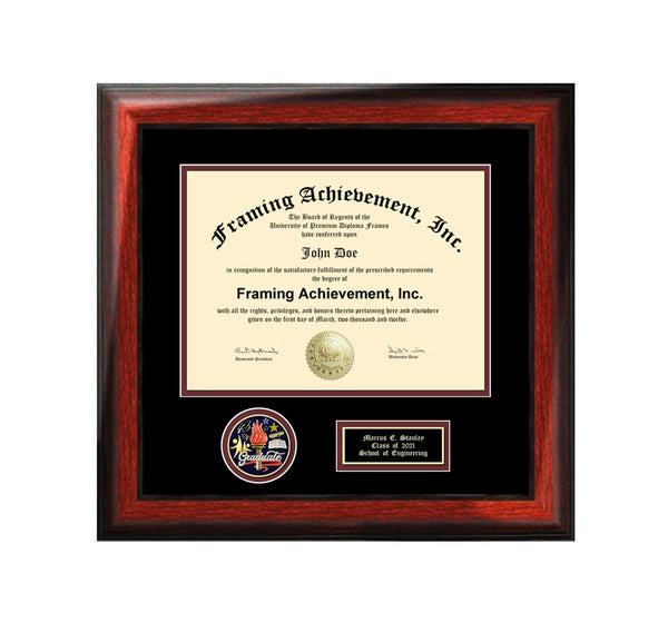 Shadow box medal graduation college diploma frame high school university 3D graduate gold medallion certificate school honor medals framing