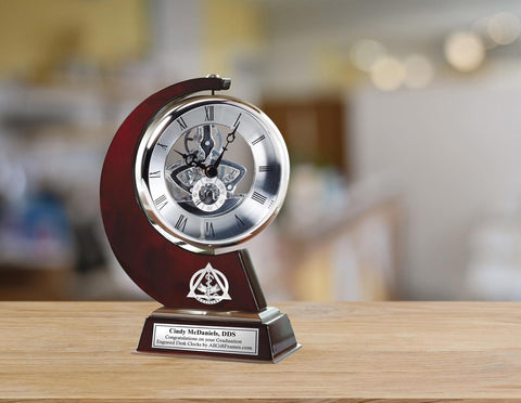 Dentistry gear clock doctor dental surgery dental gift graduation gift DDS DMD