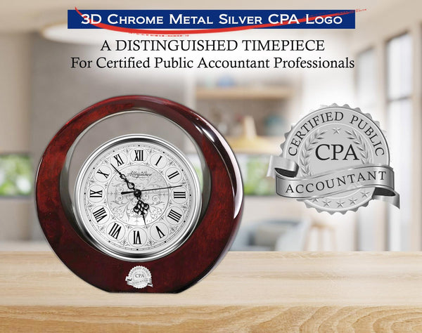 CPA clock Certified Public Accountant retirement accounting school gift coworker