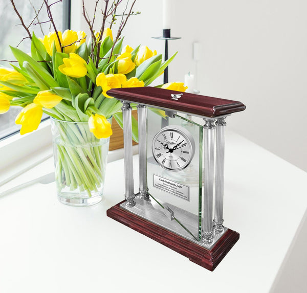 Pharmacy Graduation Gift Retirement  Engraved Clock Congratulation Pharmacist