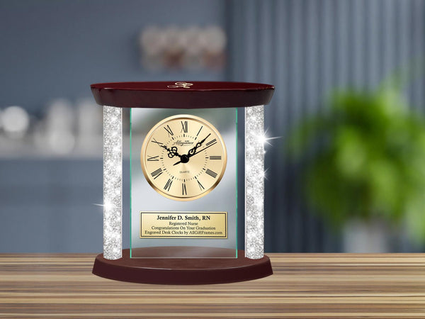 Medical nursing school graduation gift clock nurse doctor retirement award