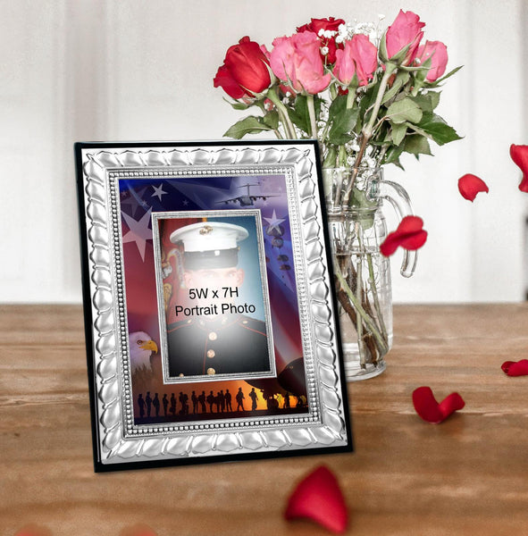 Army Military Photo Frame 5x7 Picture Marine Corps Gift Retirement Plaque Hero