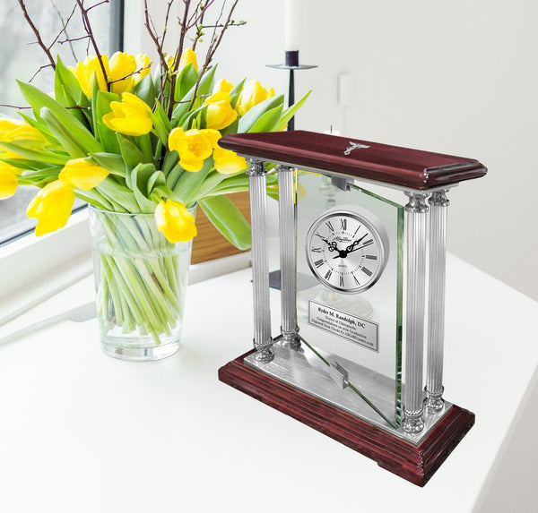 Chiropractic School Graduation Gift Engraved Clock Chiropractor Congratulation