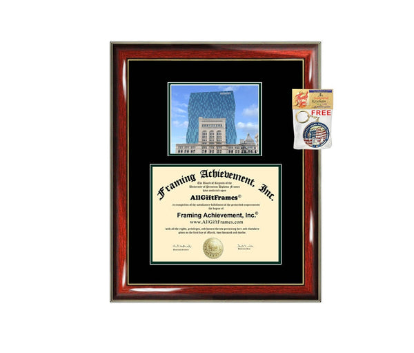 Roosevelt University diploma frame campus photo certificate framing graduation document plaque degree gift graduate college school bachelor