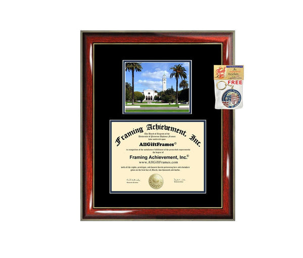 LMU diploma frame campus picture Loyola Marymount University certificate framing campus photo graduation graduation document college plaque