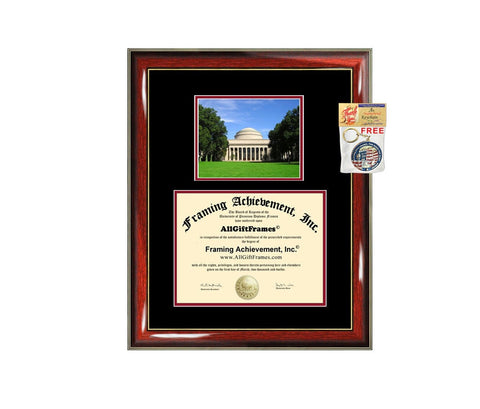 MIT diploma frame campus certificate Massachusetts Institute of Technology degree frames framing gift graduation plaque document