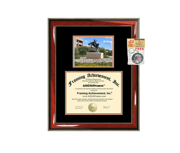 UTPB diploma frame University of Texas Permian Basin framing graduation document plaque UTPB campus certificate degree gift college picture