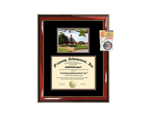 Oklahoma Christian University diploma frame OCU degree frames framing gift campus certificate graduation plaque document certification