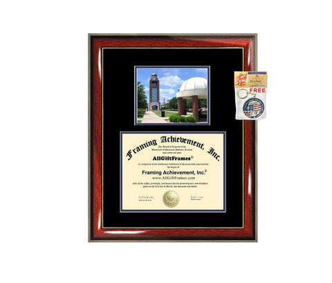 University of Arkansas Fort Smith diploma frame campus photo certificate framing graduation document plaque UAFS degree gift