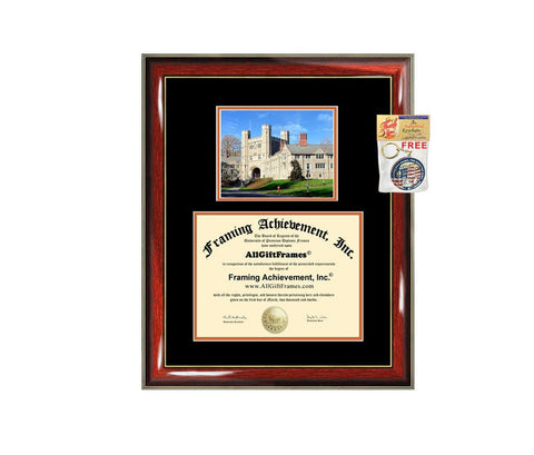 Princeton University diploma frame campus picture degree framing graduation gift certificate frames plaque certificate holder case graduate