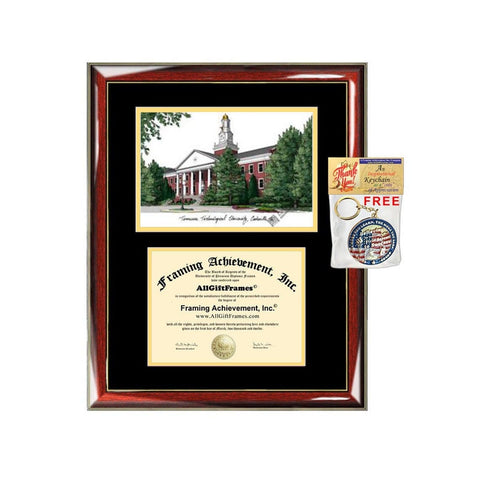 Sul Ross State University diploma frames lithograph SRSU frame campus image sketch certificate framing graduation degree graduate gift grad (Copy)