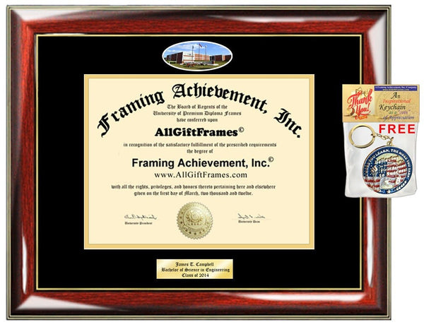 Grambling State University diploma frame campus certificate GSU degree framesPersonalized Bachelor Master Doctorate phd mba Engrave