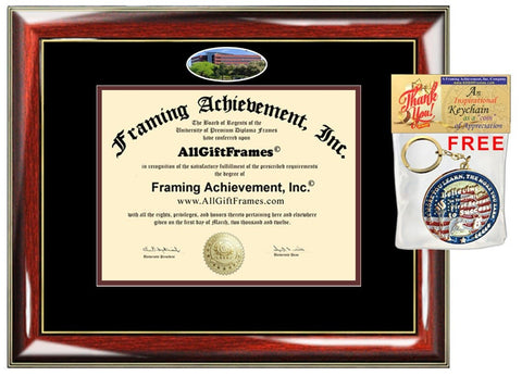 University of Phoenix diploma frame campus photo UOP certificate framing graduation document plaque UOP degree grad gift college holder case
