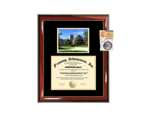 Oakland University diploma frame campus degree certificate framing gift graduation Oakland frames plaque certification document achievement