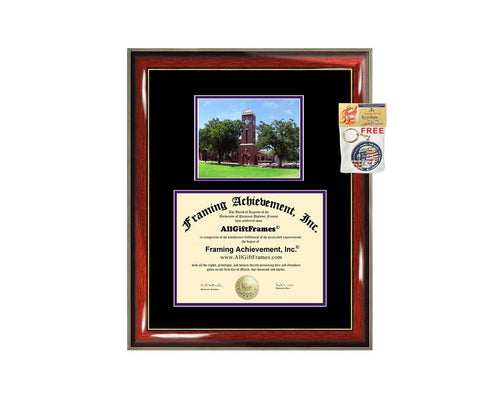 Hardin-Simmons University diploma frame campus certificate HSU degree frames framing gift graduation plaque document college alumni