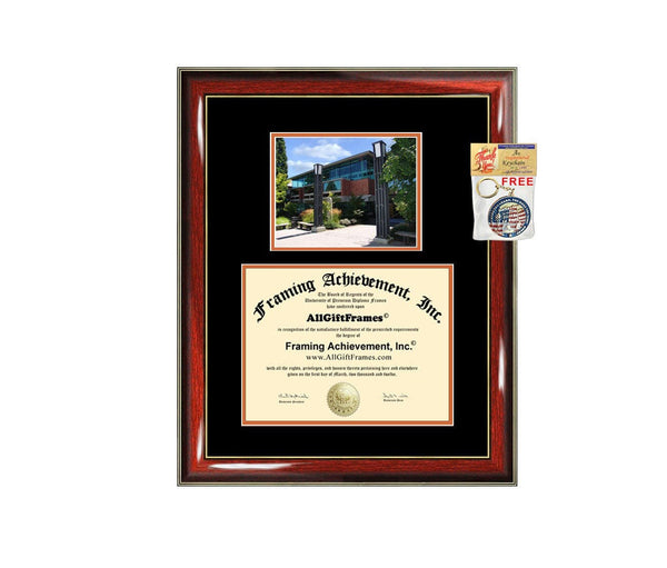 Lewis & Clark College diploma frame campus certificate degree frames framing gift graduation plaque document university certification