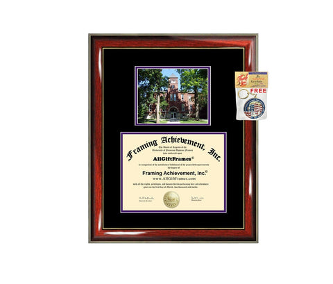 Bluffton University diploma frame campus certificate Bluffton degree frames framing gift graduation plaque document graduate alumni