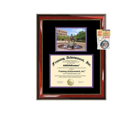 Stephen F Austin State University SFASU diploma frame campus degree certificate framing gift graduation SFASU frames plaque certification