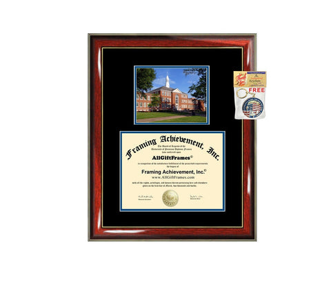 LTU diploma frame Louisiana Tech University certificate framing campus photo graduation degree holder plaque grad document college plaque