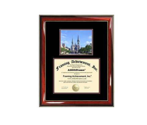 Marquette University diploma frame campus picture degree frames certificate framing gift graduation plaque document certification graduate