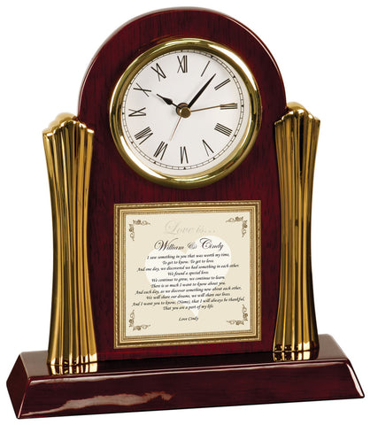 poetry gift clock