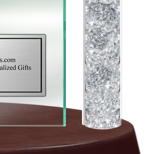 Personalized Romantic Gift Boyfriend Girlfriend Love Wife Husband Desk Engraved Clock Retirement Present Employee Years Month Service Award