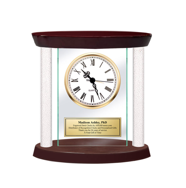 Engraved Gifts Personalized Clocks Corporate Gift Engraving Custom Desktop Executive Bride Boyfriend Girlfriend Anniversary Birthday Present
