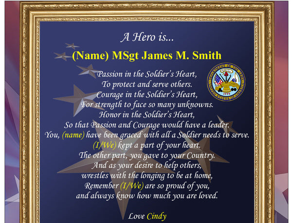 army military poem