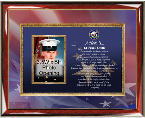 Navy Picture Frame
