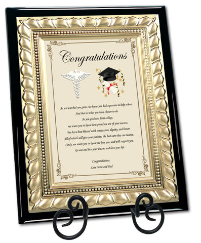 medical school graduation gift plaque