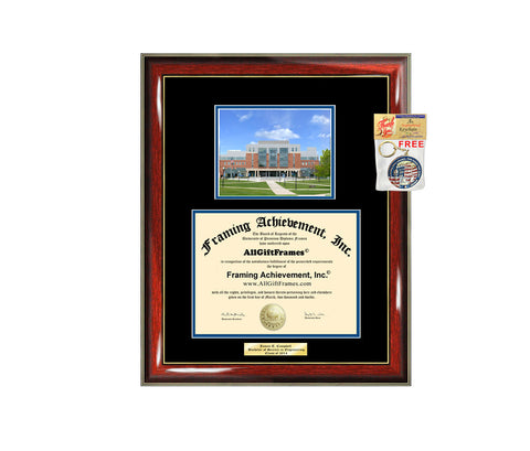 Diploma Frame Southern Connecticut State University SCSU Graduation Gift Idea Engraved Picture Frames Engraving Degree Cheap Bachelor Masters MBA PHD Doctorate School