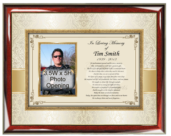 memorial picture frame