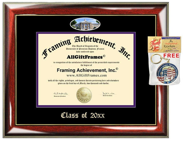 Custom Diploma Frame Embossed Western Illinois University College Best Graduation WIU Degree Frame Double Mat Campus Fisheye Picture Frame Cheap Graduate Gift