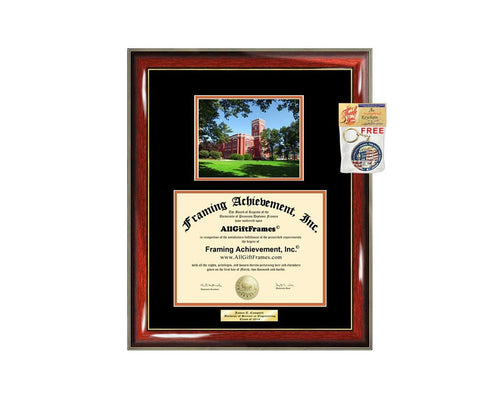 Diploma Frame Ohio Northern University ONU Graduation Gift Idea Engraved Picture Frames Engraving Degree Cheap Graduate Bachelor Masters MBA PHD Doctorate School